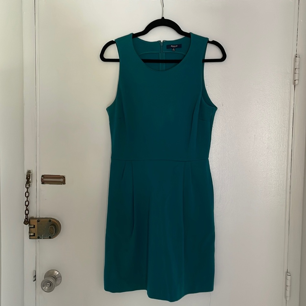 Madewell Verse Dress in Teal.